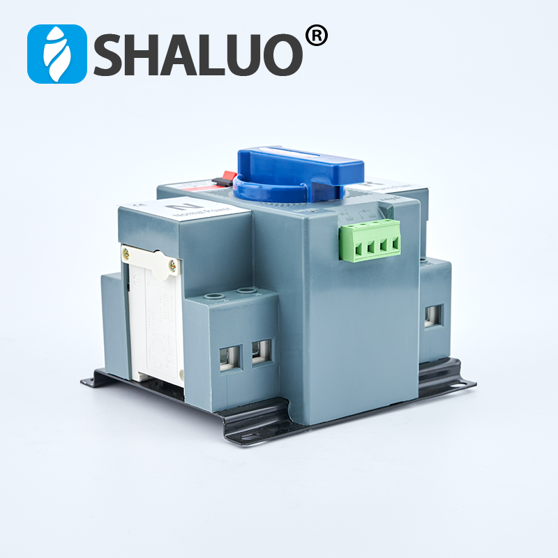 63a 2P ATS piezas del generador disyuntor Doble potencia cambio manual Interruptor de Transferencia Automática