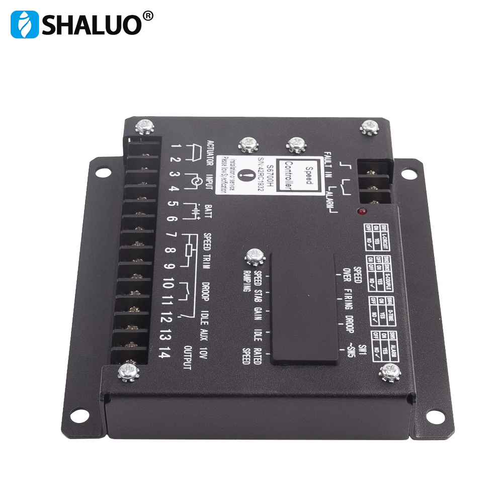 Generador diésel DC24V S6700H S6700E, controlador de velocidad del Motor, módulo de Control del actuador, Panel de alimentación del Motor, piezas del generador