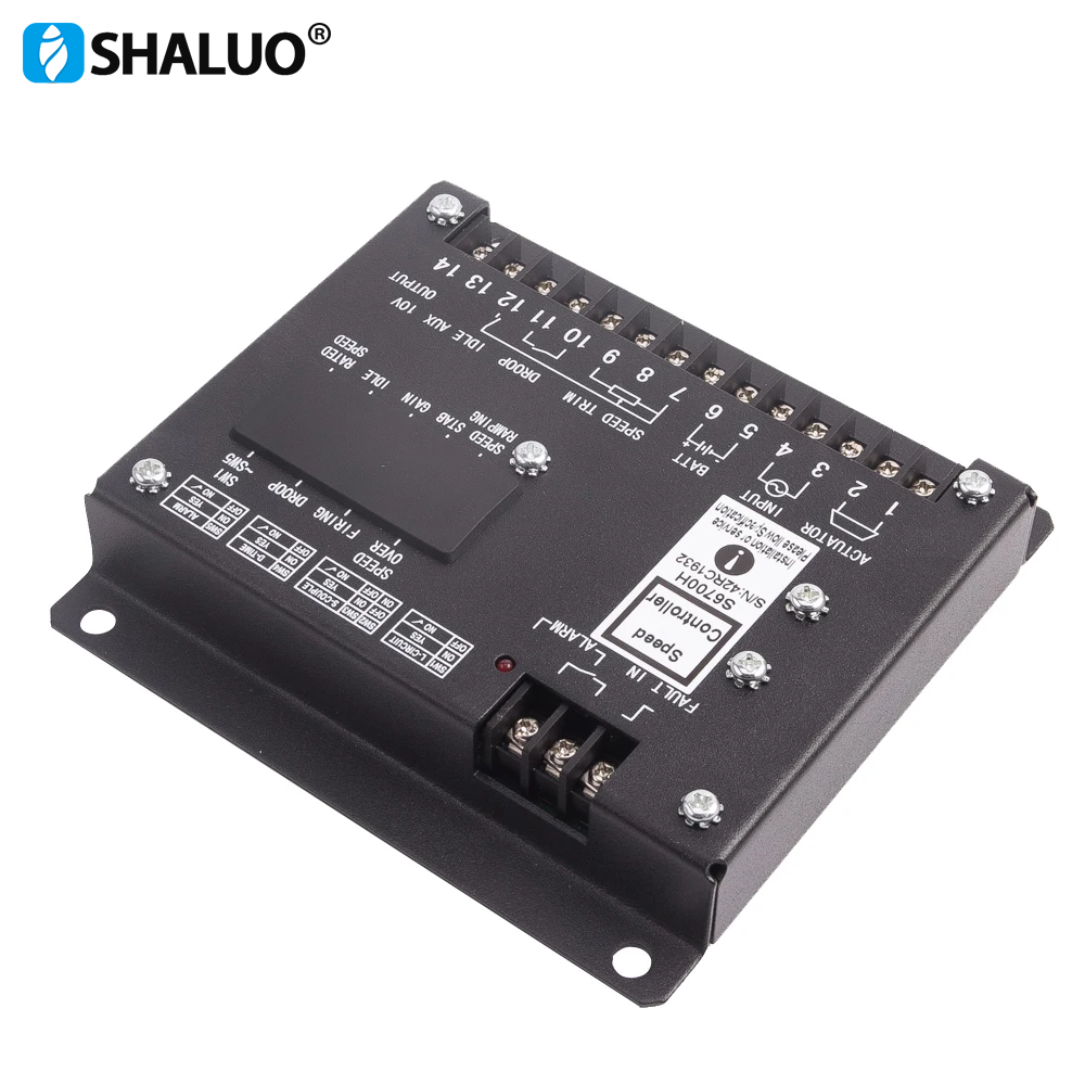 Generador diésel DC24V S6700H S6700E, controlador de velocidad del Motor, módulo de Control del actuador, Panel de alimentación del Motor, piezas del generador