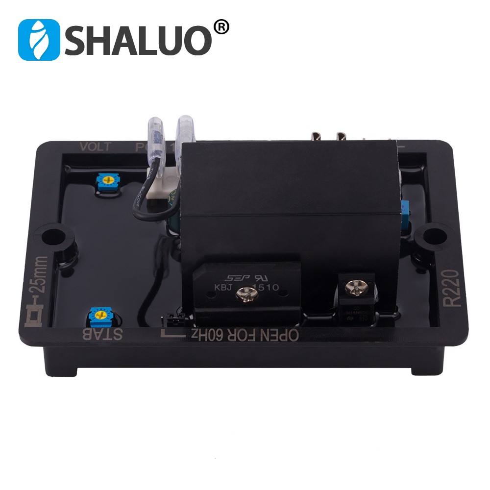 Generador diésel AVR R220 Genset repuestos regulador de voltaje automático para alternador sin escobillas