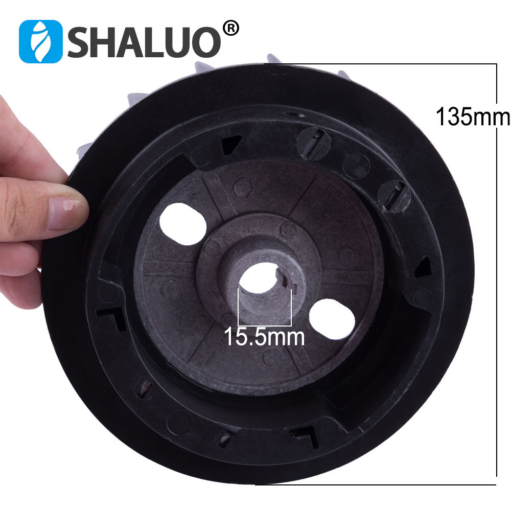 Volante de inercia de plástico de aluminio del generador de gasolina 950