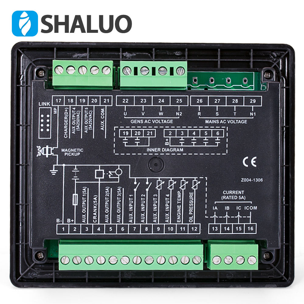Piezas de repuesto Generador de gasolina Piezas y accesorios del motor Módulo controlador HGM410N Panel de control inteligente