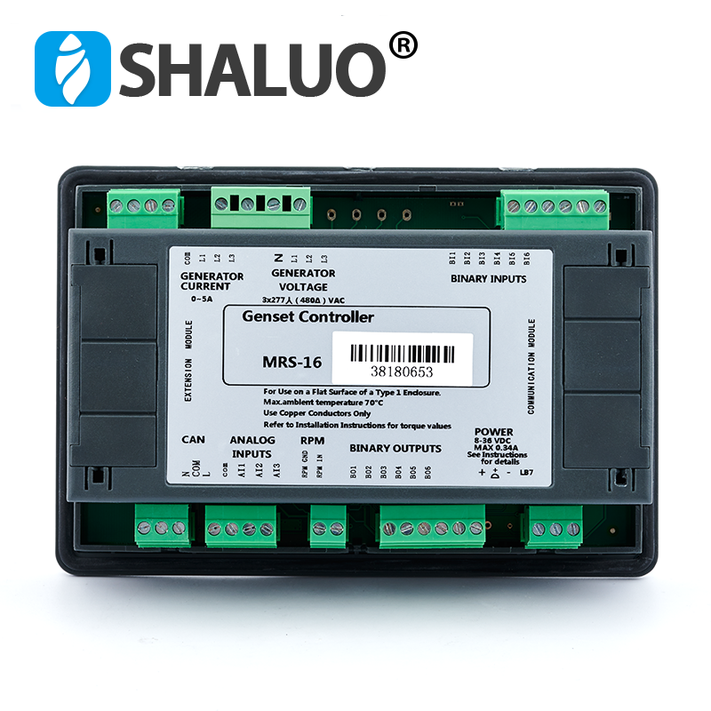 Piezas de motor de gasolina, módulo de Panel de Control de generador MRS16, Compatible con el controlador Genset del Panel de Control inteligente Original
