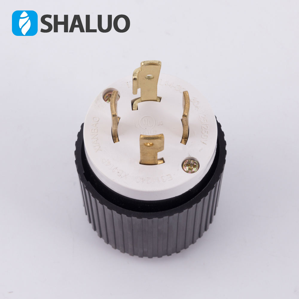 Enchufe de cuatro orificios de 5kw para generador de gas de estilo abierto 30A 125/252V NEMA