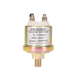 Sensor de presión de aceite 1/8NPT, tamaño de tornillo 3015237, interruptor de alarma WK de 10mm, conjunto de generador diésel, sensor VDO de origen eléctrico de marca