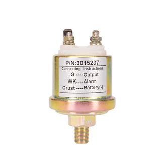 Sensor de presión de aceite 1/8NPT, tamaño de tornillo 3015237, interruptor de alarma WK de 10mm, conjunto de generador diésel, sensor VDO de origen eléctrico de marca