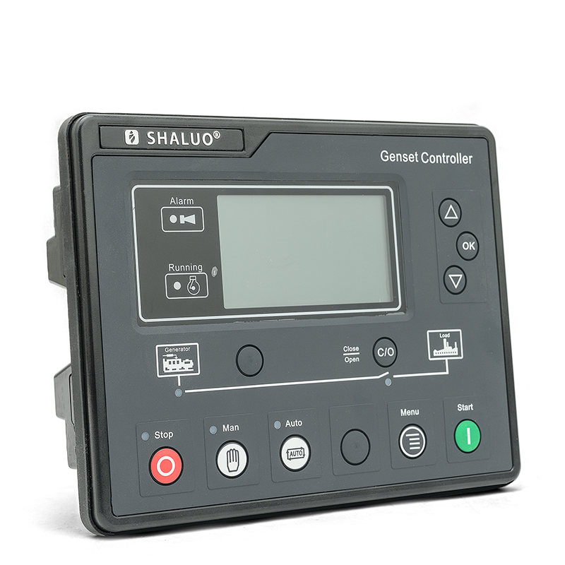 Controlador de grupo electrógeno 6120, grupo electrógeno de Arranque automático LCD, caja de control Ats, panel de carga de terminal, pieza de alternador 6120U