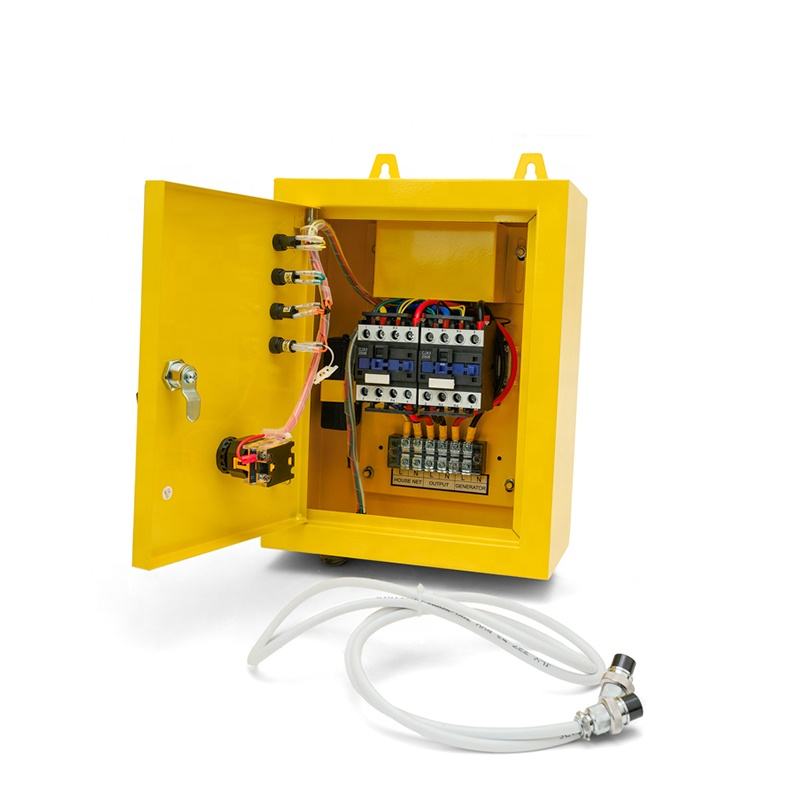 Módulo de caja de control ATS automático, controlador de generador de gasolina monofásico de arranque y parada de 220v y 240v