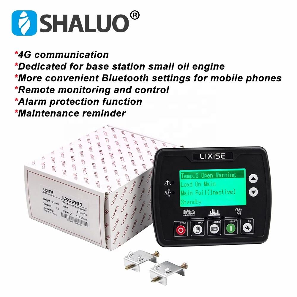 Controlador de generador LIXiSE LXC3921 AMF, módulo de Control remoto inteligente con comunicación 4G, configuración Bluetooth, piezas de grupo electrógeno