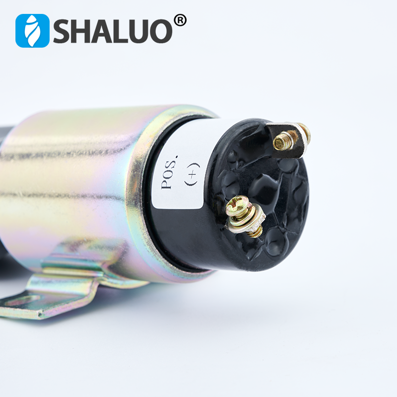 Generador diésel de 12V y 24V, parada de Motor, Magneetventiel Graafmachine Brandblusser Vlam Uit Brandstof Schakelaar