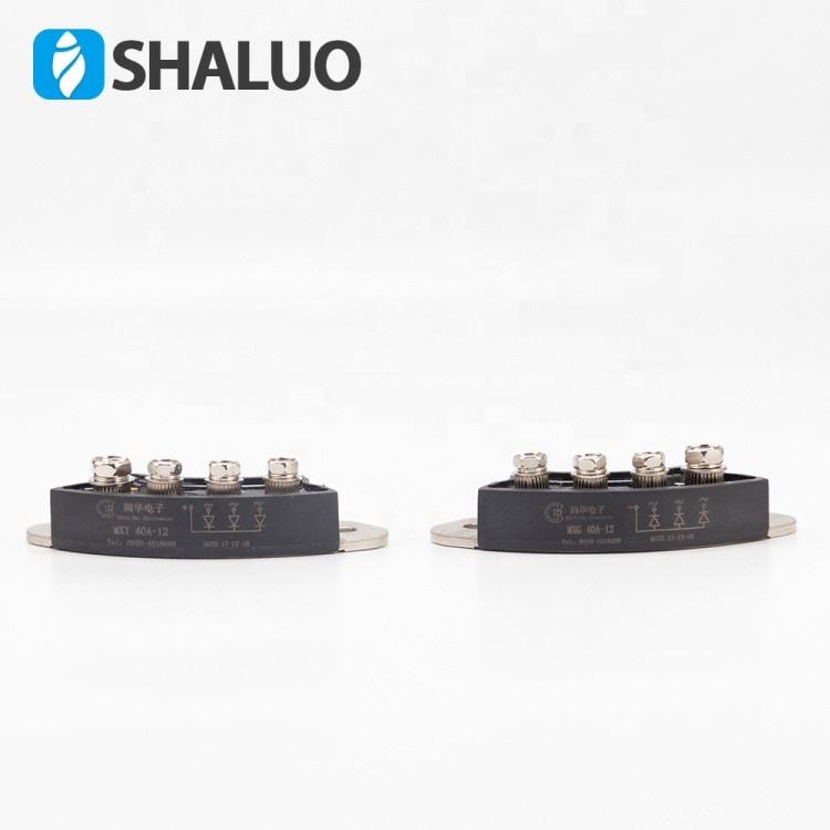 Módulo rectificador de puente generador sin escobillas monofásico MXG MXY40A-12 rectificador de bloque de terminales de cuatro columnas