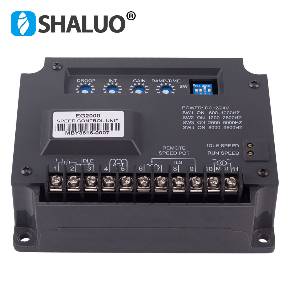 Tablero de control de motor de alto voltaje, generador, controlador de velocidad eléctrico, regulador electrónico de CC EG2000