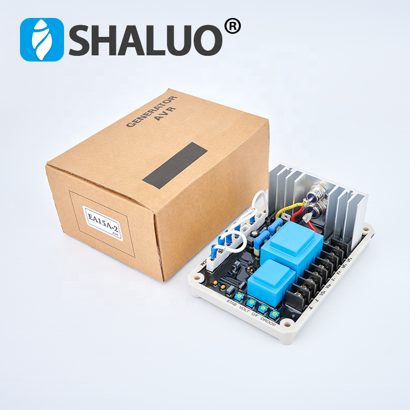 Generador AVR Fuentes de alimentación EA15A-2 Regulador de voltaje automático para generador sin escobillas