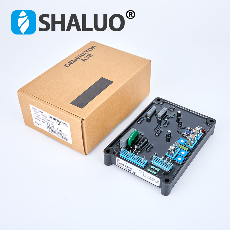 Regulador de voltaje automático avr AS480 sin escobillas, piezas del generador diésel avr, circuito integrado electrónico