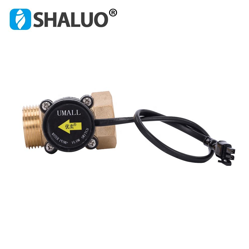 Bomba de agua HT800 One de 1 pulgada, interruptor de Sensor de flujo, calentador Solar de refuerzo de líquido, pieza de válvula de Control automático de presión magnética de latón