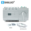 ATS Doble potencia Interruptor de Transferencia Automática 63A 100A 125A 160A 250A 400A 630A AC220V generador diésel interruptor de cambio automático