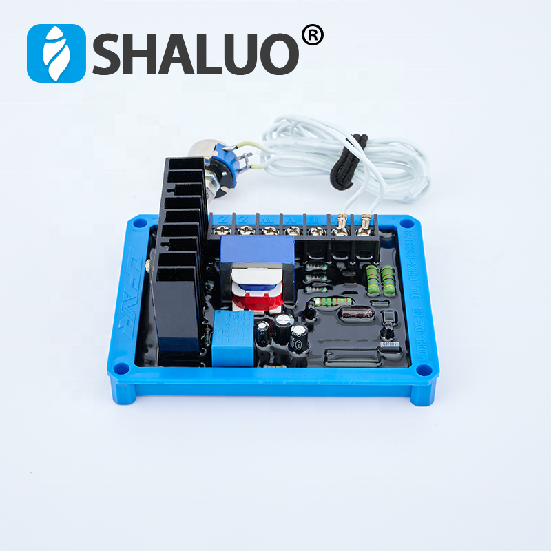 Generador diésel AVR, regulador automático de voltaje DX5E, generador trifásico de cepillo de carbono, estabilizador de voltaje, kit de accesorios