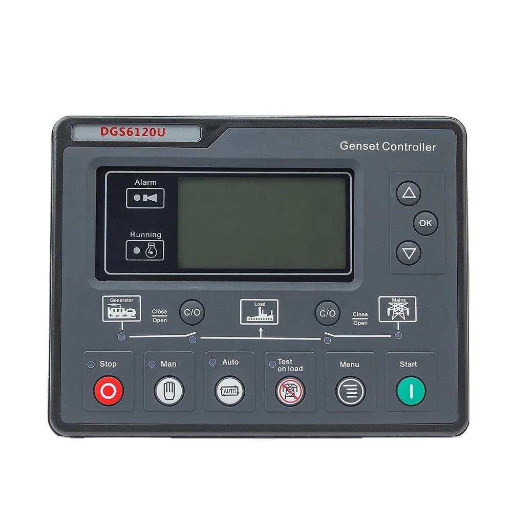 Nuevo controlador de generador diésel 6110U 6120U AMF, módulo de Control de arranque y parada automático, piezas del generador de Panel, reemplazo Smartgen HGM6120N