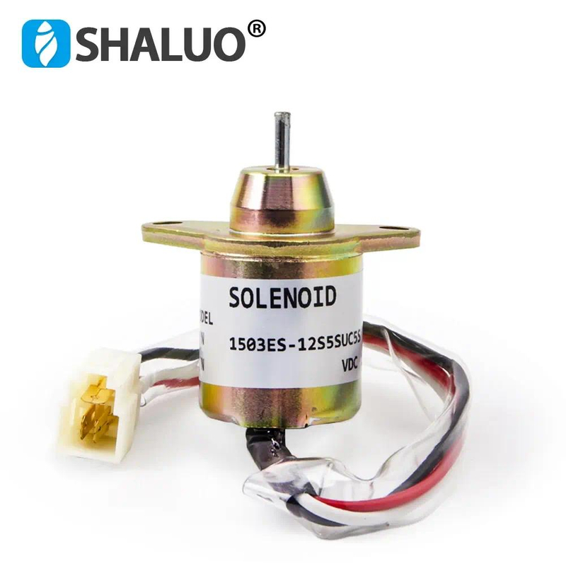 Válvula Solenoide de cierre de combustible para motor diésel, repuestos de generador 1503ES-12S5SUC5S, 12V