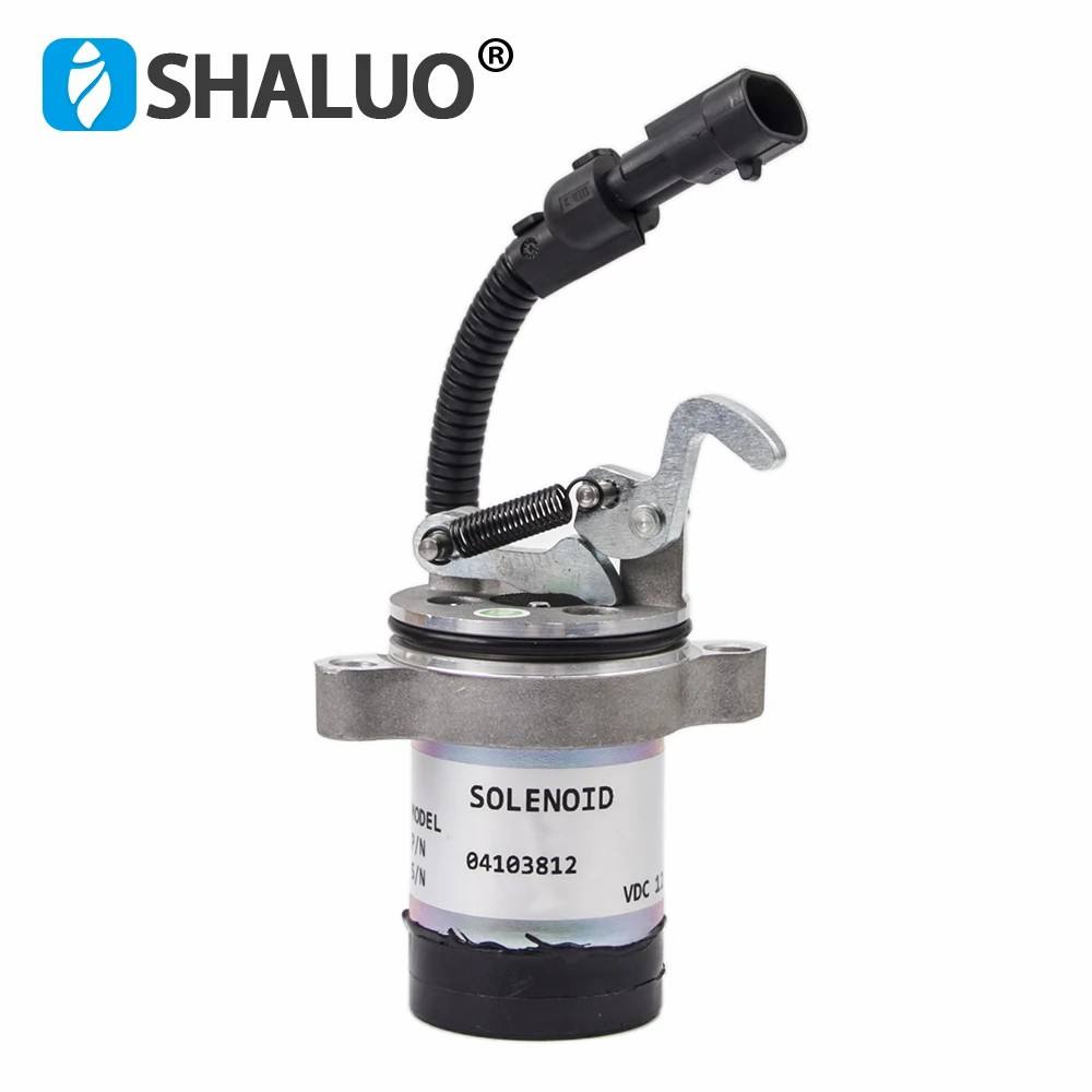 12V 24V generador motor apagado de combustible solenoide parada válvula solenoide interruptor 04103808 04103812 Deutz F3L F3M F4L F4M 1011 2011