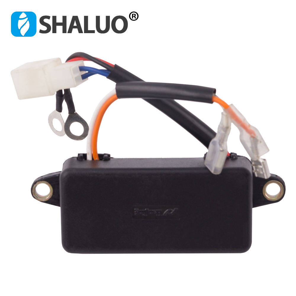 Regulador de excitación del generador de seis cables, potencia de gasolina pequeña AVR monofásico de 3KW, 168F