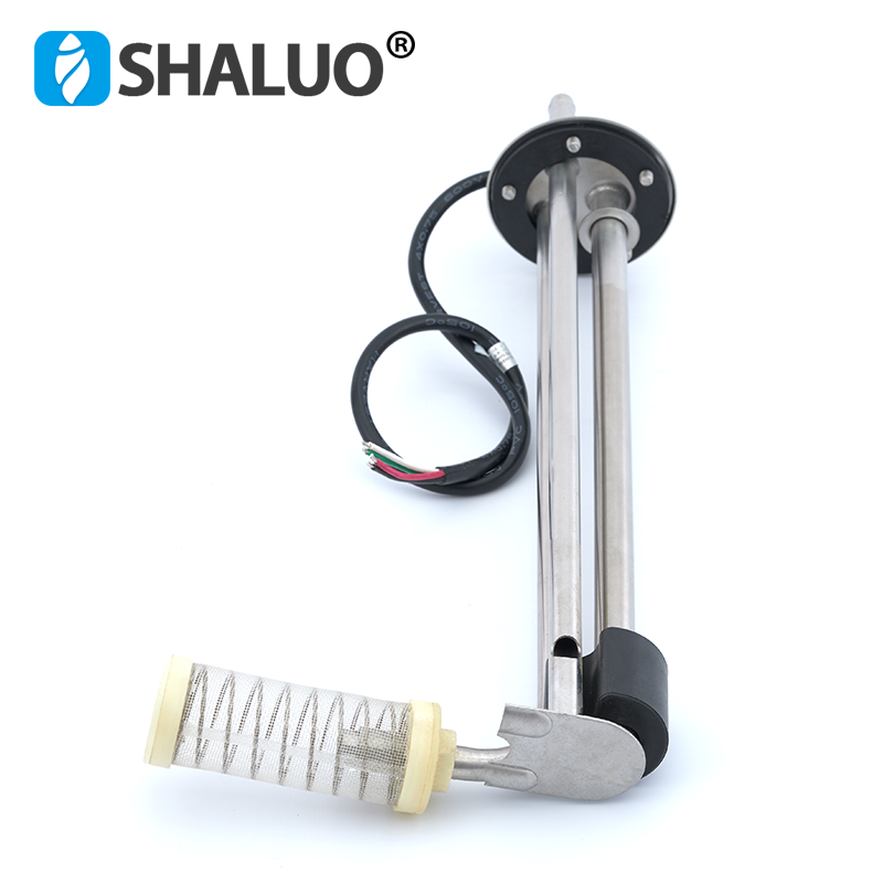 Sensor de flujo de nivel de combustible diésel de acero inoxidable, generador, sensor de líquido de resistencia de longitud de 300mm
