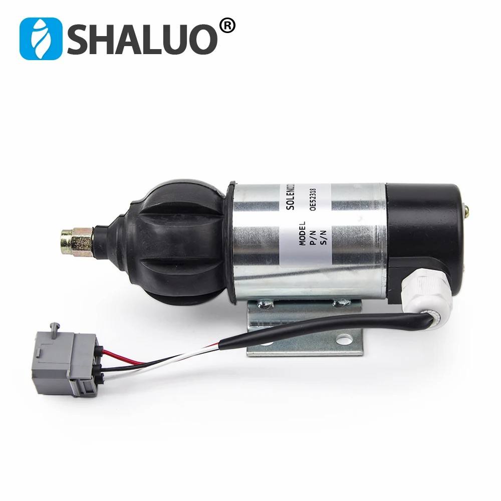 Válvula Solenoide de apagado de combustible del motor, 12V, 24V, OE52318, para Perkins serie 2006 3008, Volvo Penta 872825, 873754, 1830592, 872458, 881969