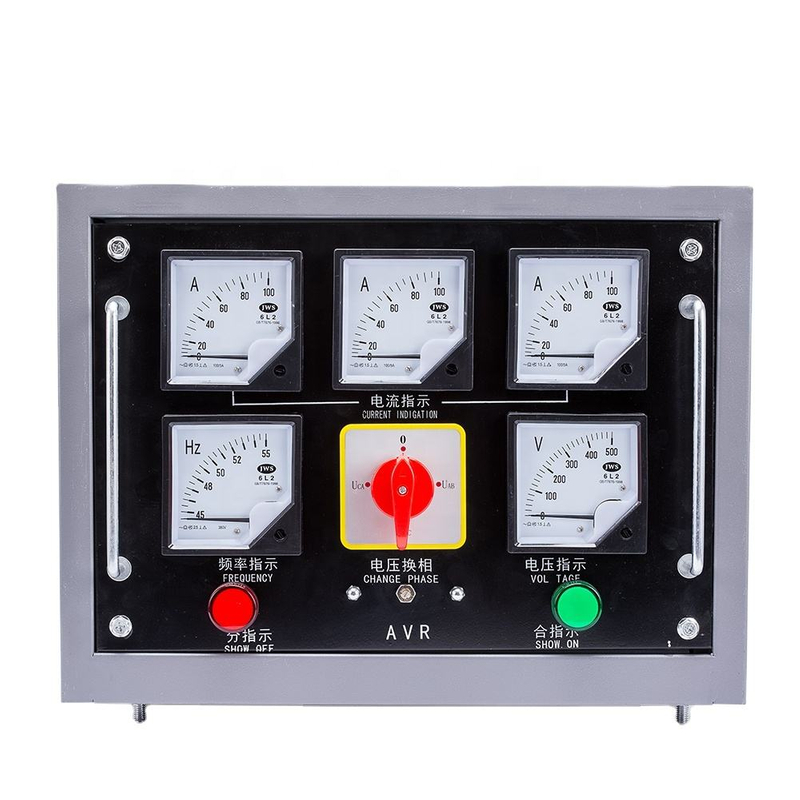 Caja de tablero de distribución del panel de control eléctrico del generador diésel trifásico 50KW 380V