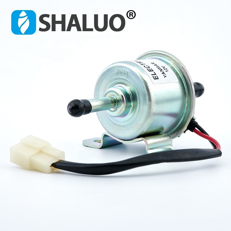 Bomba electrónica de 12V y 24V para excavadora, camioneta, bomba diésel de gasolina, bomba externa de suministro de combustible y aceite de cobre lleno
