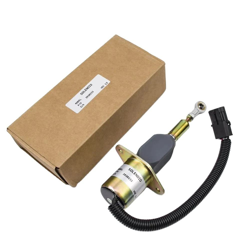 Válvula Solenoide de apagado de combustible del motor, 12V, 24V, 3930233, 3928161, 3930234, 3964624, SA-4335-24, SOL22024, para 6ct, 8,3, Komatsu