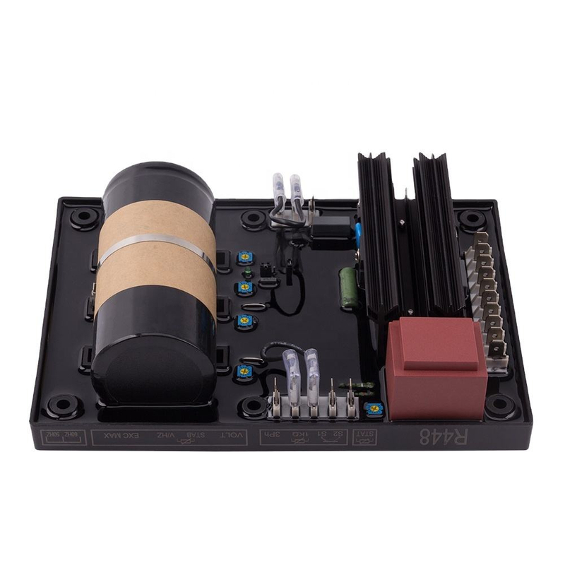 Regulador de voltaje del generador R448 avr, estabilizador de controlador ajustable automático trifásico