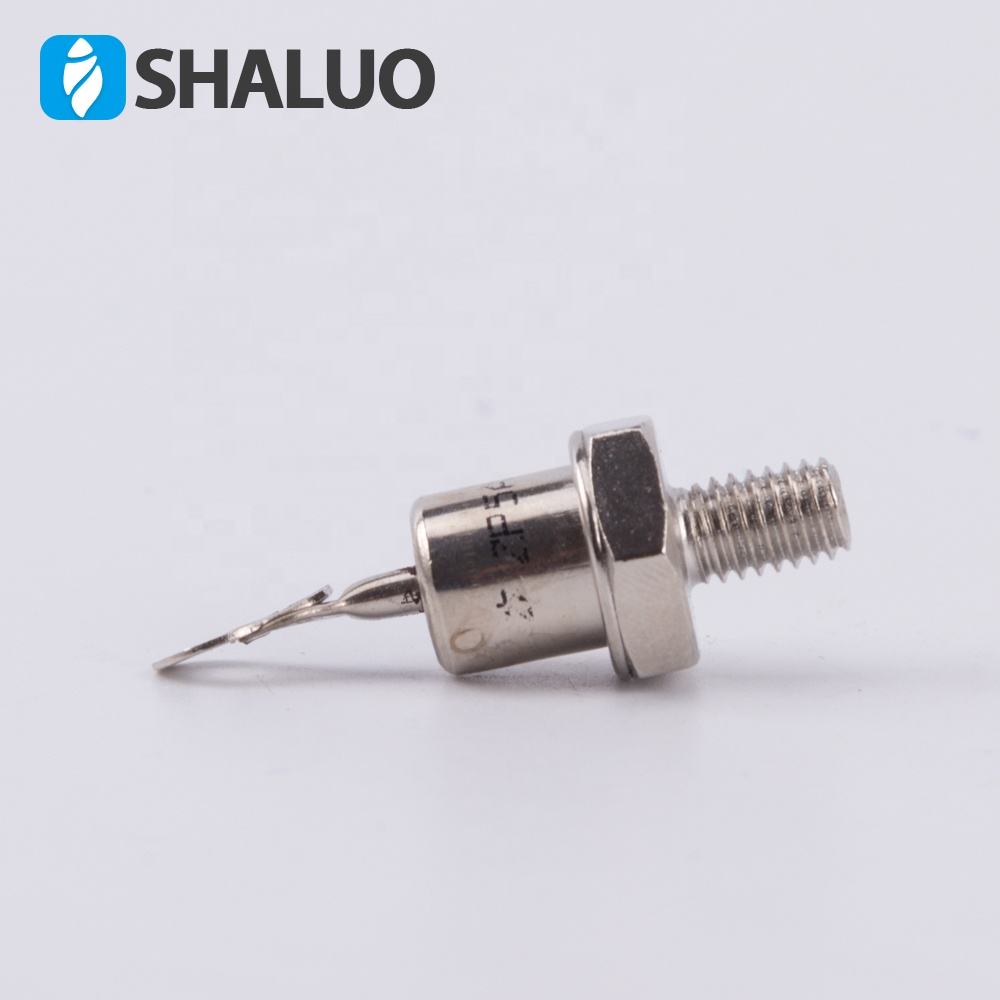 Rectificador de diodo de perno de potencia ZP5A, 6mm, 1000V, para generador, diodo rectificador, rectificador de diodo 5A, componentes y suministros electrónicos