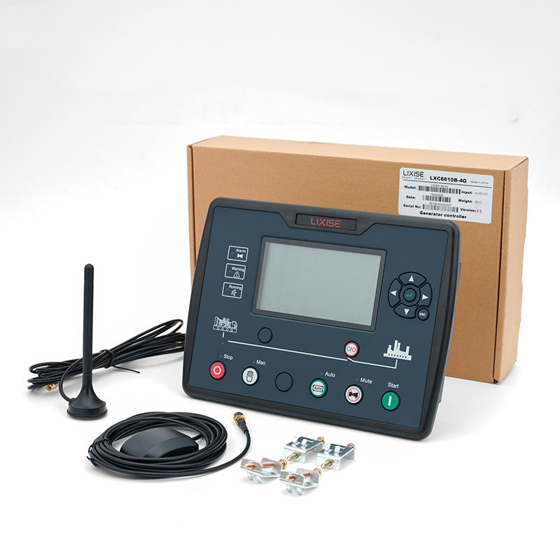 LXC6610B-4G controlador de grupo electrógeno de arranque remoto módulo de control de teléfono móvil WIFI