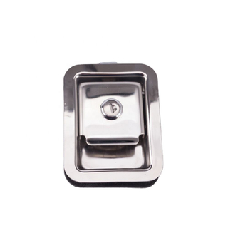 Cerradura de puerta de acero inoxidable 304, conjunto de generador, chasis de caja plana, cerradura de puerta antirrobo, cerradura de gabinete