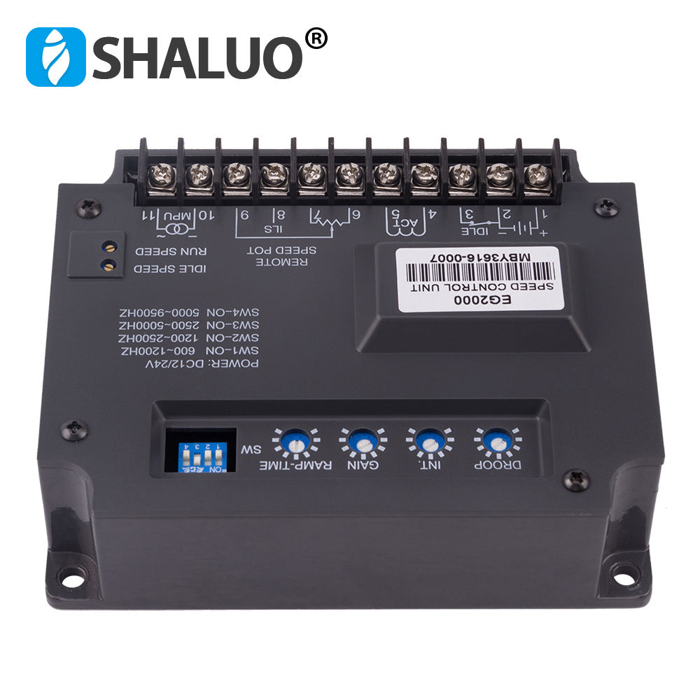 Tablero de control de motor de alto voltaje, generador, controlador de velocidad eléctrico, regulador electrónico de CC EG2000