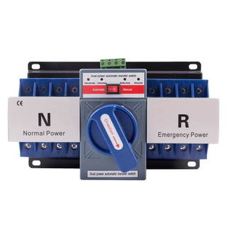 Ats 63a 4P tablero de panel eléctrico ats interruptor de transferencia automática