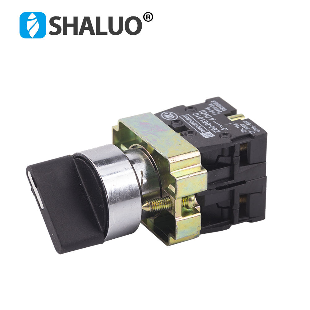 Generador interruptor de botón Ui AC 660V Ith 10A verde autoreinicializado rojo autobloqueo