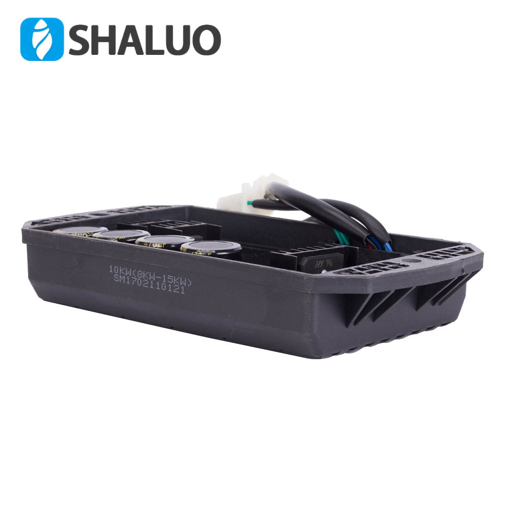 Regulador de voltaje automático Universal, 8 cables, 8kw, 10kw, 15kw, AVR, monofásico, 220V, cepillo, estabilizador de CA, piezas de generador de gasolina