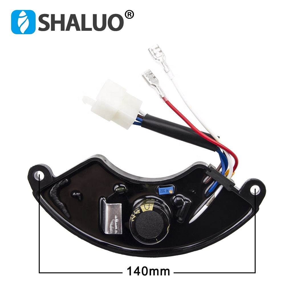 Estabilizador de generador de gasolina AVR Universal, 6 cables, 5kW, regulador de voltaje automático, tablero de Control monofásico de 220V, 250V, 470UF