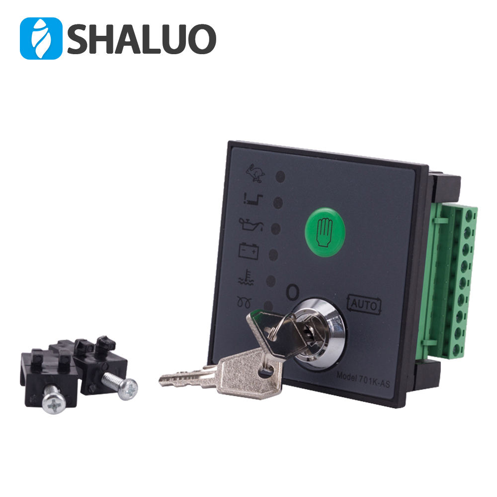 Generador diésel, panel electrónico manual, kits de placa de circuito, controlador de arranque con llave genset 701 701K-AS