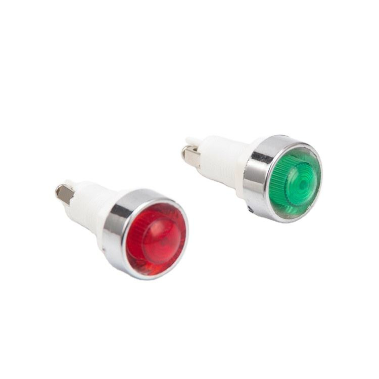 Piezas del generador STC, caja de interruptor pequeña, indicador de potencia, luz de señal de voltaje AC220V, rojo y verde
