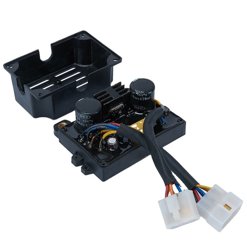 Generador de gasolina diésel de 5kW, piezas del generador chino AVR, soldador, regulador de voltaje automático, 12 cables, HJ-5K21DH monofásico