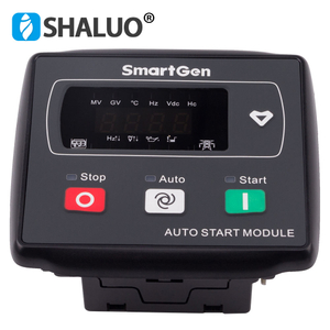 Controlador de grupo electrógeno pequeño MGC120, parada automática, conmutación ATS, módulo de grupo electrógeno único, pantalla LED, piezas del generador diésel