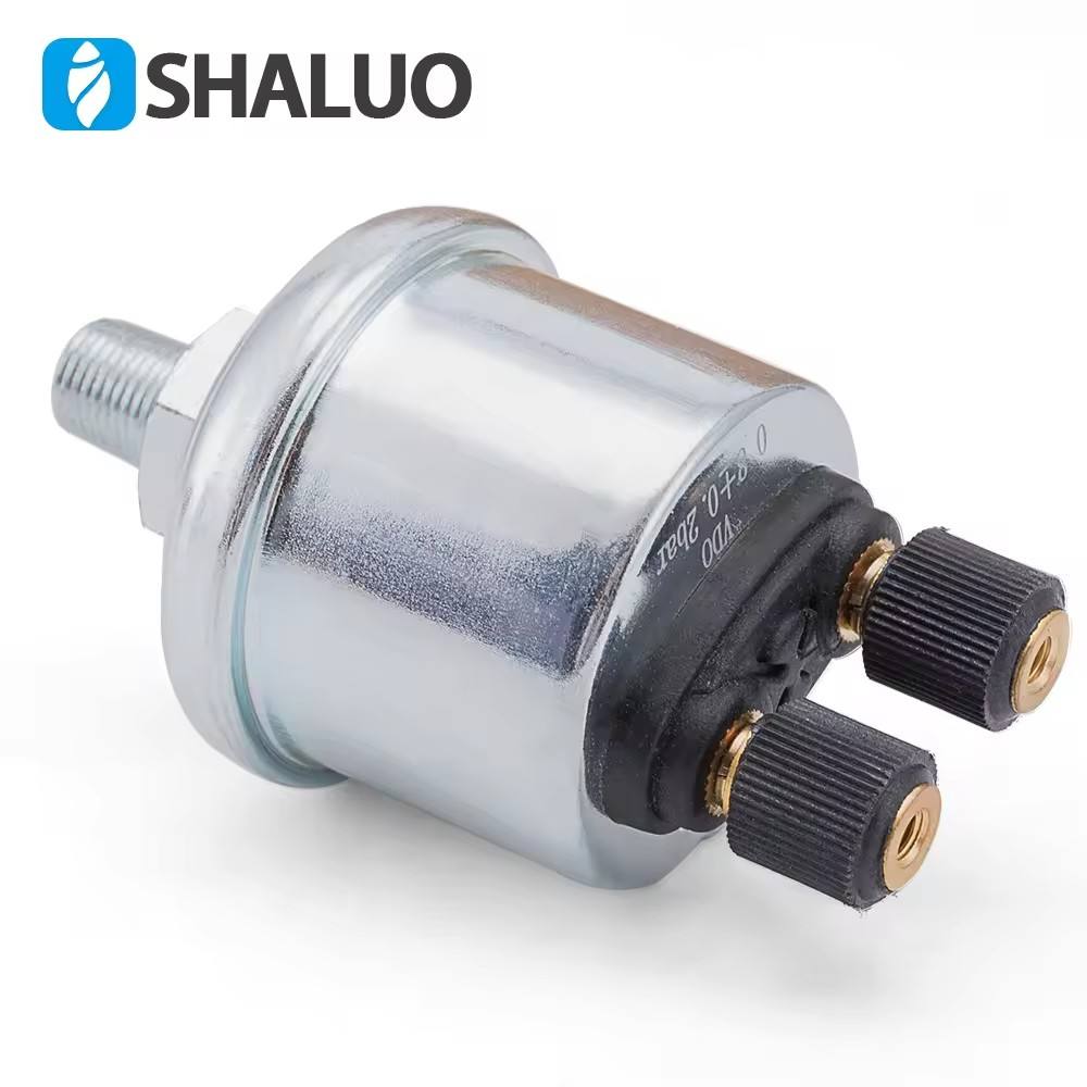 Sensor de presión de aceite universal VDO, tamaño de tornillo de 10mm, 1/8NPT, pieza del generador diésel, transmisores de enchufe de alarma de aceite, sensor de medidores de marca