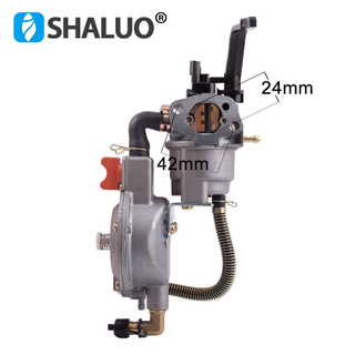 Kits de conversión de carburador de Gas LPG 168F, piezas de generador de repuesto de motor de gasolina de 2KW, 3KW y 170F, carburador de combustible Dual