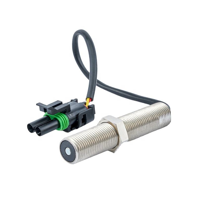 Sensor de velocidad magnético MPU 3034572, pieza del generador diésel de 80mm, rosca magnética M16 de 80mm, RPM, grupo electrógeno ohm, sensor inoxidable