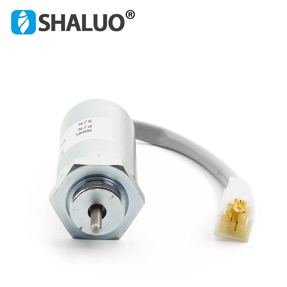 Válvula Solenoide de parada del motor del generador para 897329-5680 897209-1152 3LD1 3LD2 4LE1 y válvula de apagado Kobelco SK75-8