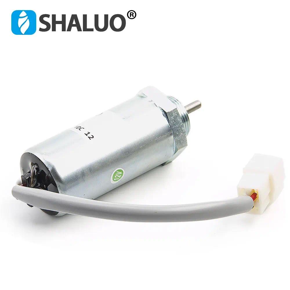 Válvula Solenoide de parada del motor del generador para 897329-5680 897209-1152 3LD1 3LD2 4LE1 y válvula de apagado Kobelco SK75-8
