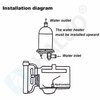 Piezas de repuesto para generador, calentador instantáneo de chaqueta de agua para motor diésel, 500W, 1000w, 2000w, 3000w, 110V, 220V