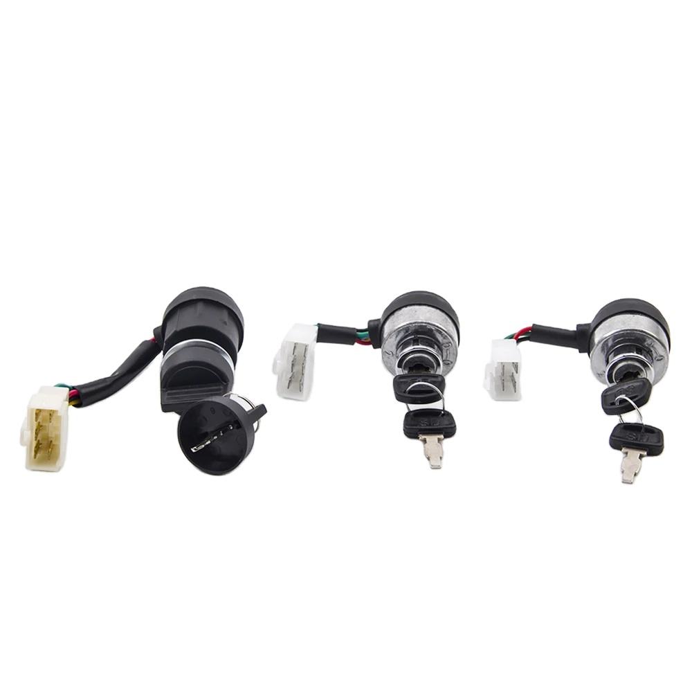 186F 5 cables generador diésel interruptor de arranque llave de encendido 168F 188F piezas del generador de gasolina cerradura electrónica